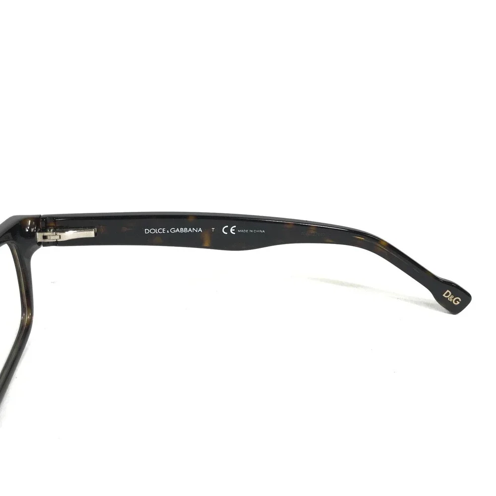 Dolce & Gabbana Eyeglasses Frames DD 1165 502 Brown Tortoise Horn Rim 51-15-140